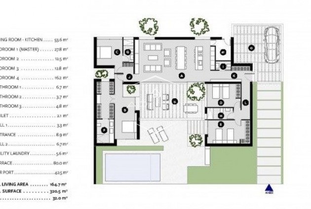 Nowy budynek - Willa - Dom wolnostojący -
Baños y Mendigo - Altaona Golf