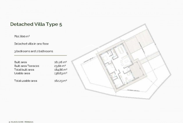New Build - Villa - Detached -
Penaguila - El Olivar