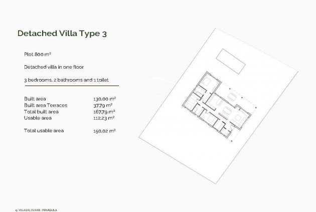 New Build - Villa - Detached -
Penaguila - El Olivar