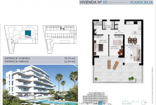 New Build - Apartment - flat -
Pilar de la Horadada - Mil Palmeras