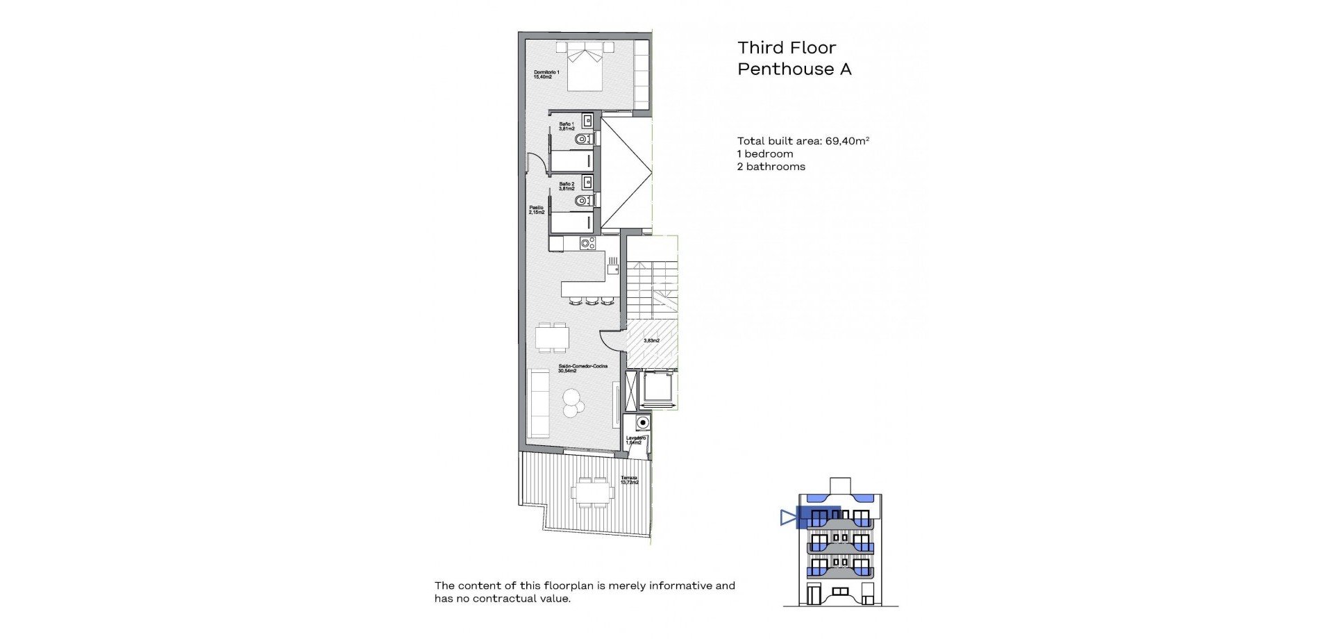 Nowy budynek - Apartament - Penthouse -
Torrevieja - Centro