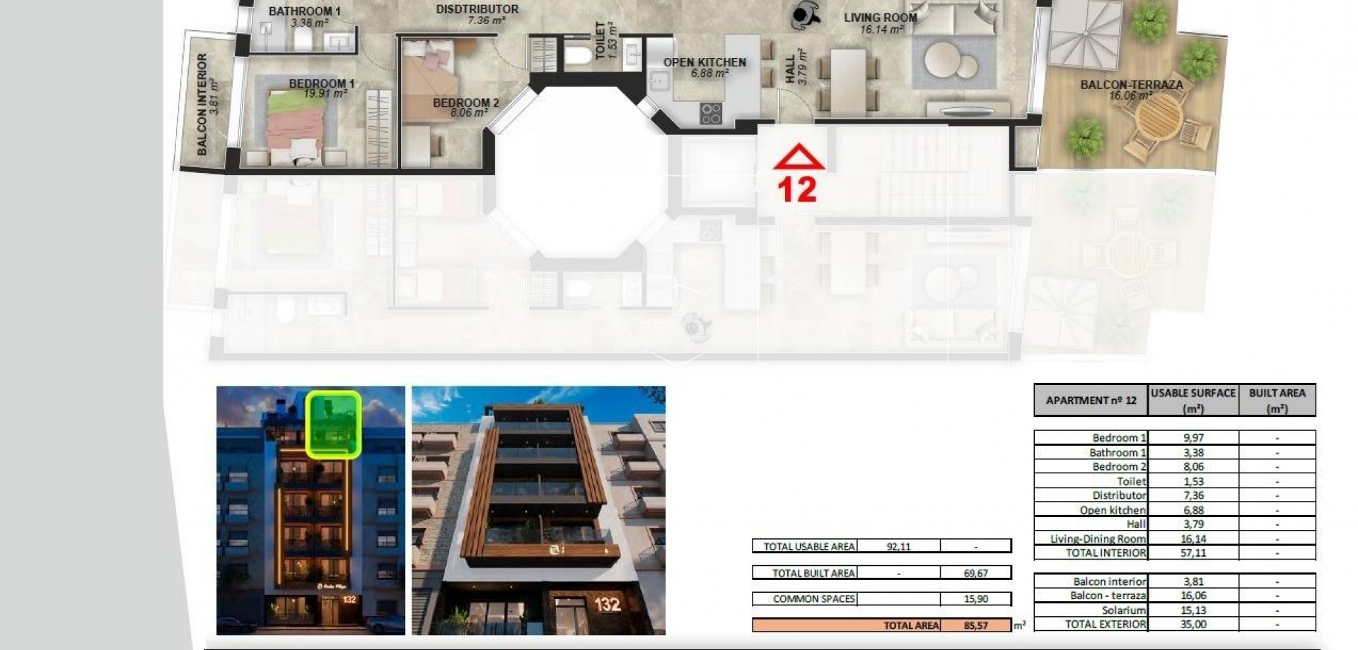 Nowy budynek - Apartament - Penthouse -
Torrevieja - Playa de El Cura