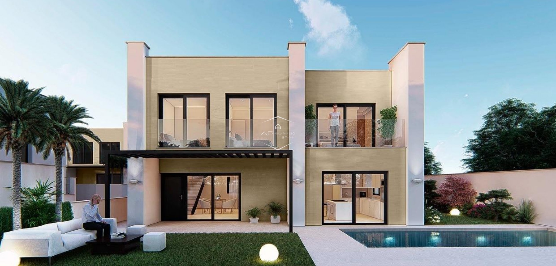 Nowy budynek - Willa - Dom wolnostojący -
San Juan de Alicante - Lloixa