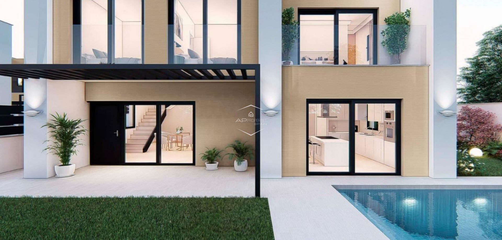 Nowy budynek - Willa - Dom wolnostojący -
San Juan de Alicante - Lloixa