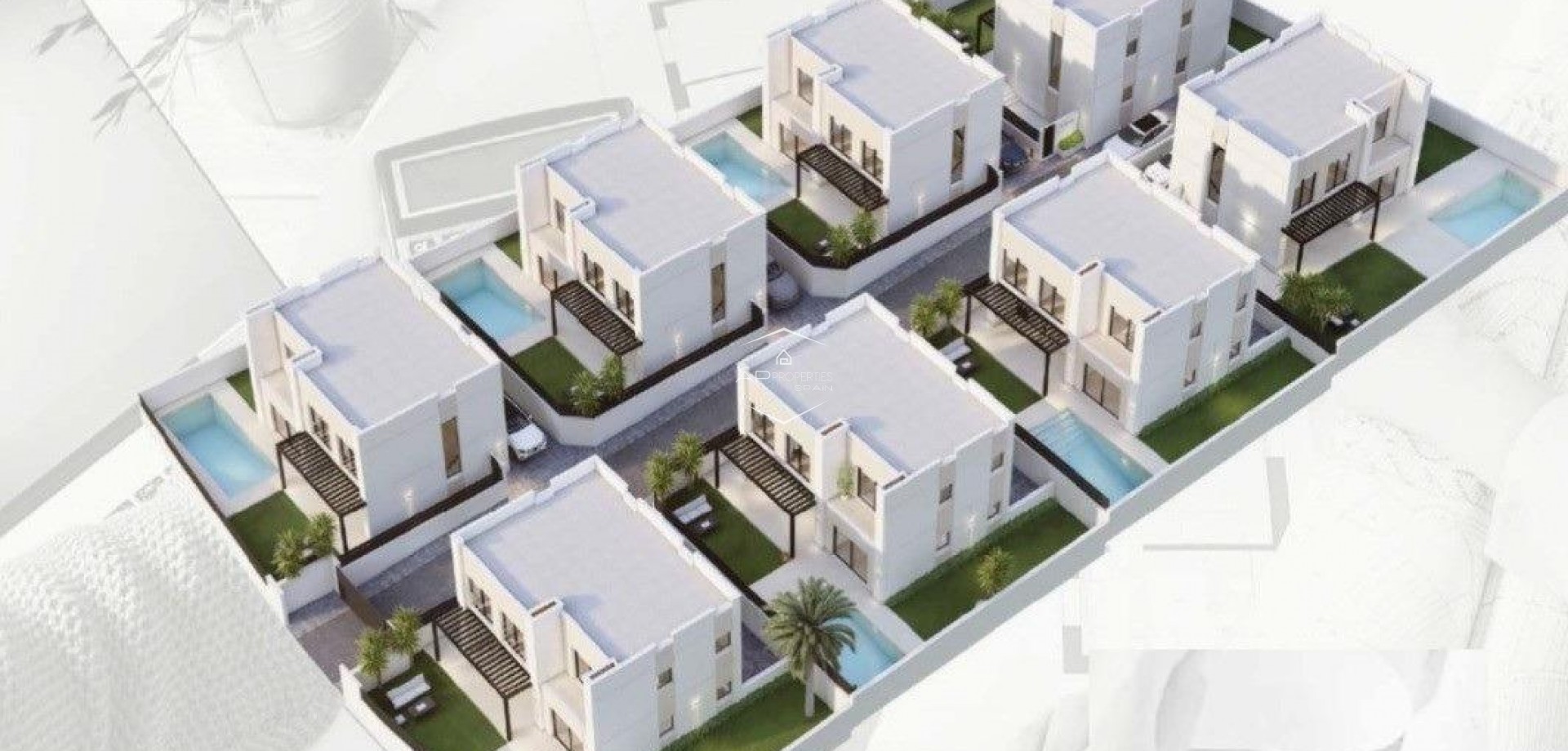 Nowy budynek - Willa - Dom wolnostojący -
San Juan de Alicante - Lloixa