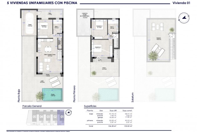 Nowy budynek - Willa - bliźniak -
San Pedro del Pinatar - Polideportivo
