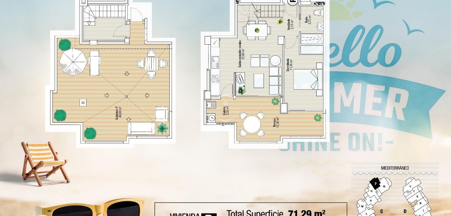 Nueva construcción  - Apartamento - Ático -
La Manga del Mar Menor - La Manga