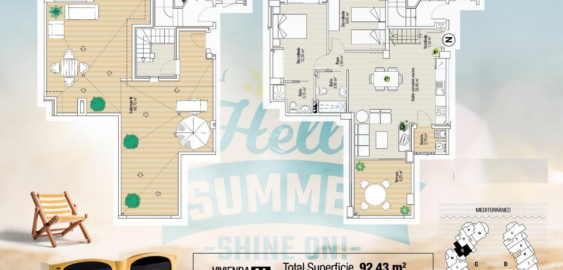 Nueva construcción  - Apartamento - Ático -
La Manga del Mar Menor - La Manga