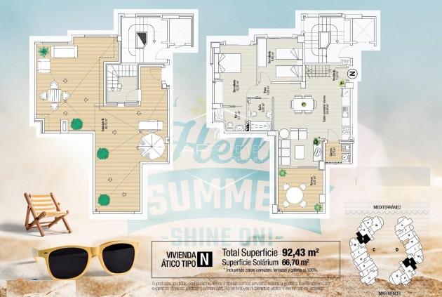 Nueva construcción  - Apartamento - Ático -
La Manga del Mar Menor - La Manga