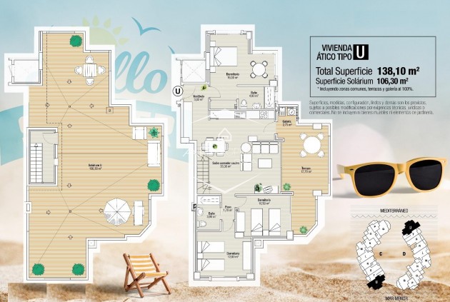 New Build - Apartment - Penthouse -
La Manga del Mar Menor - La Manga