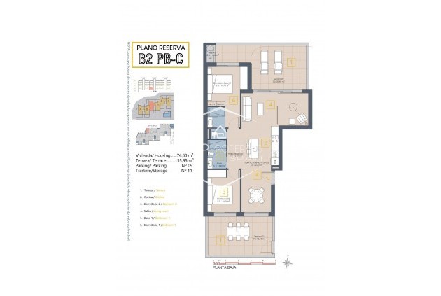 Nueva construcción  - Apartamento - piso -
Los Alcázares - Serena Golf