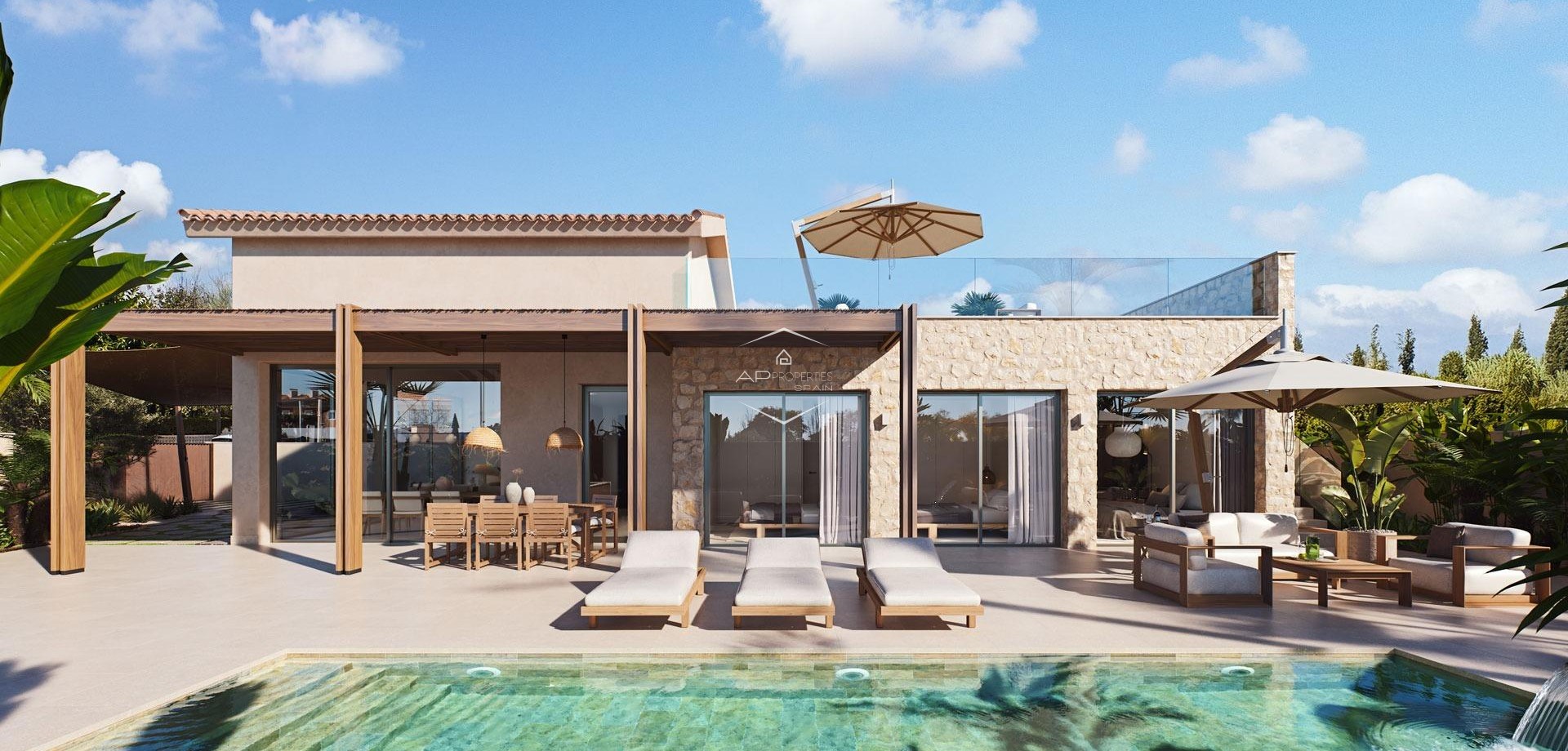 New Build - Villa - Detached -
Cabo de Palos - Cala Flores