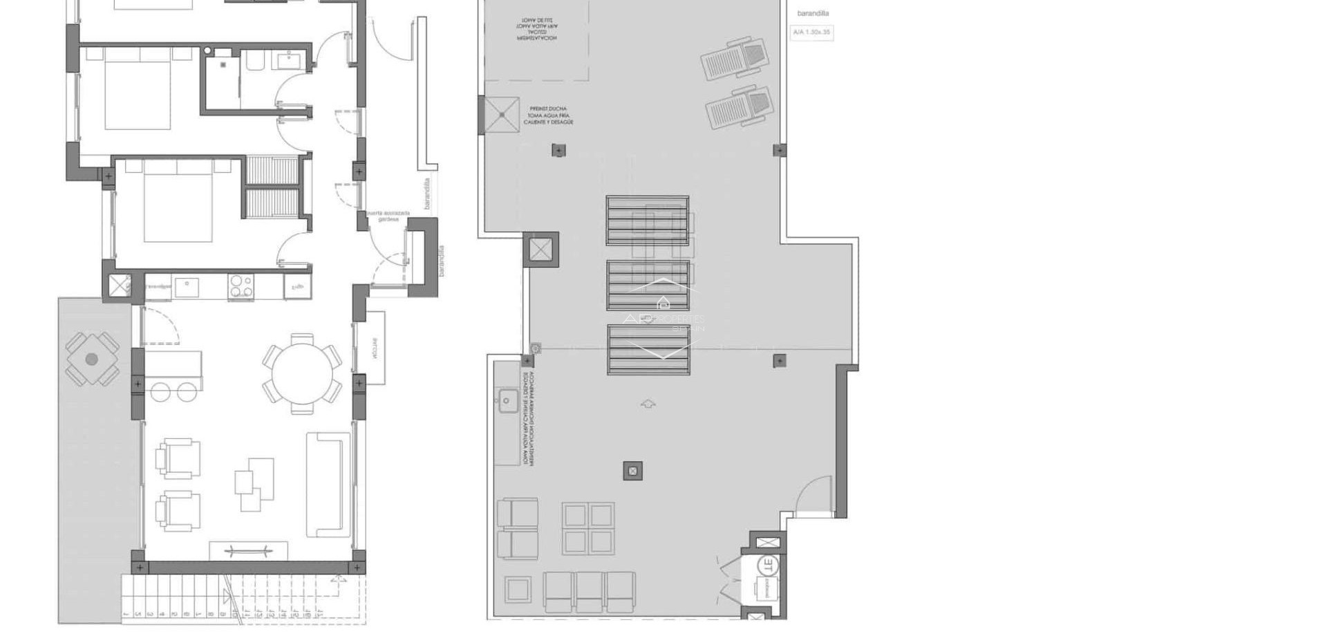 Nieuwbouw Woningen - Appartement - Penthouse -
Los Alcázares - Parque Diana