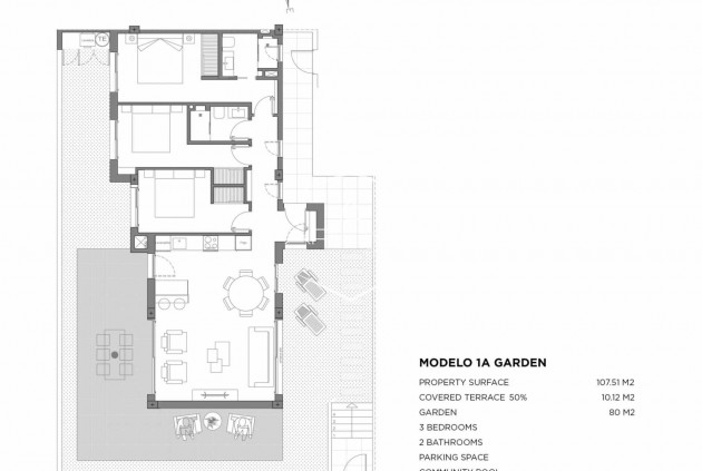 Nueva construcción  - Apartamento - piso -
Los Alcázares - Parque Diana