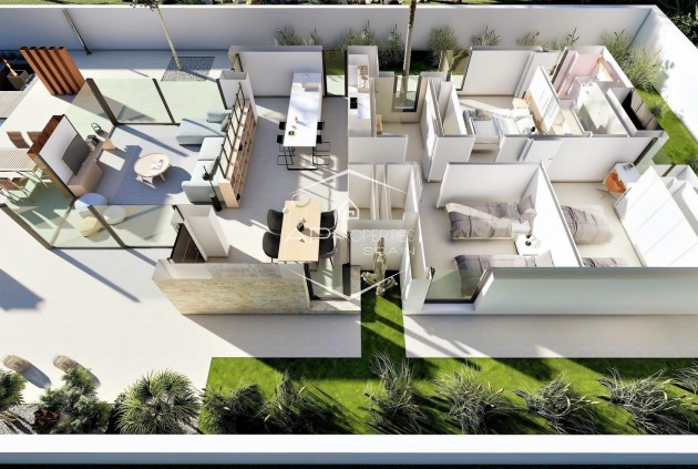 Nowy budynek - Willa - Dom wolnostojący -
San Fulgencio - El Oasis