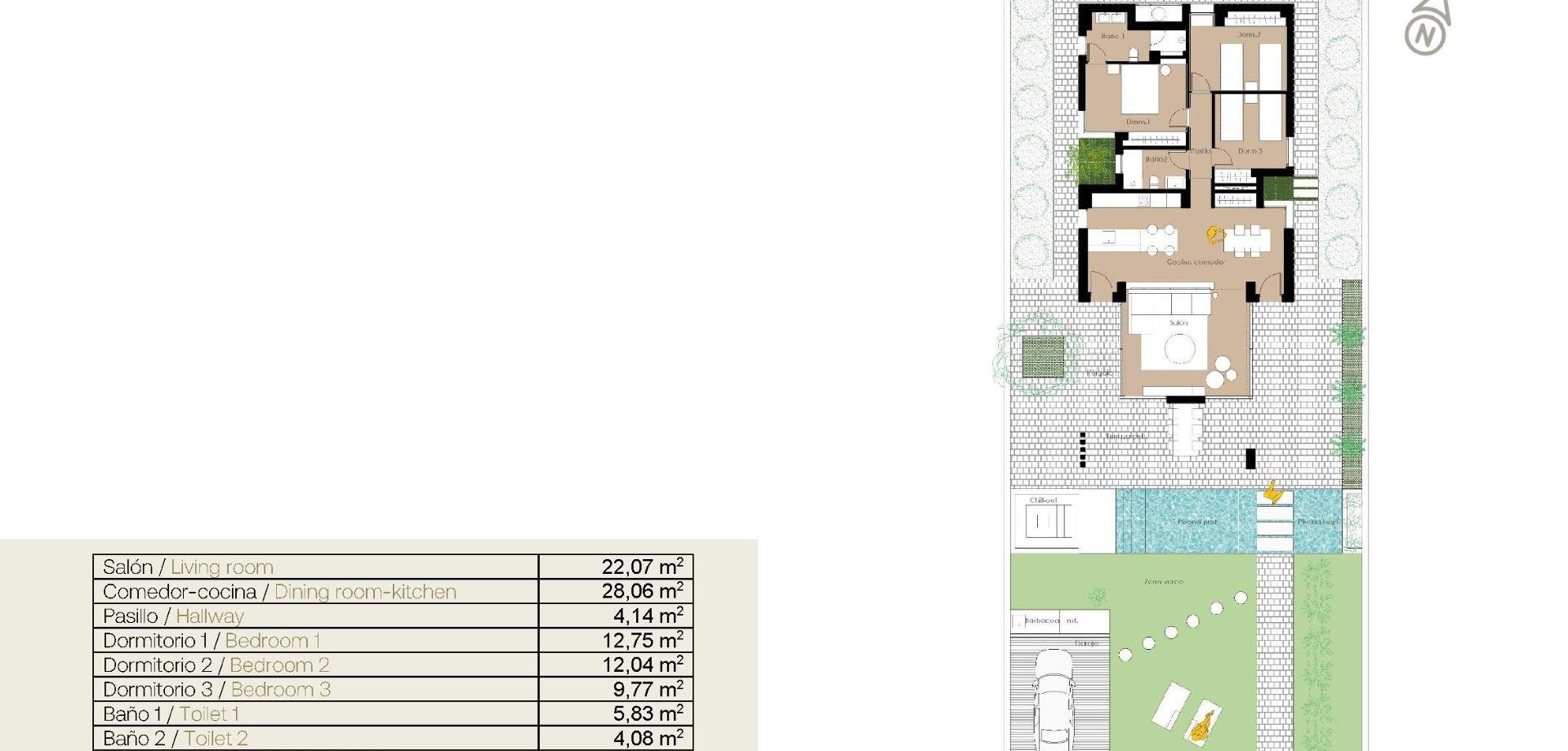 Nowy budynek - Willa - Dom wolnostojący -
San Fulgencio - El Oasis