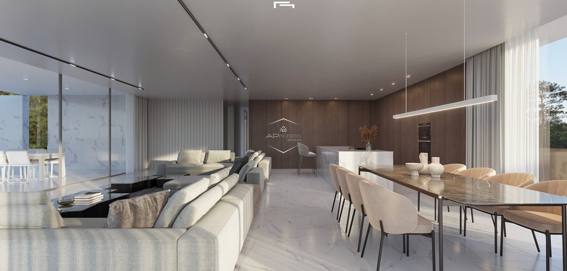 New Build - Villa - Detached -
Moraira - Verde Pino