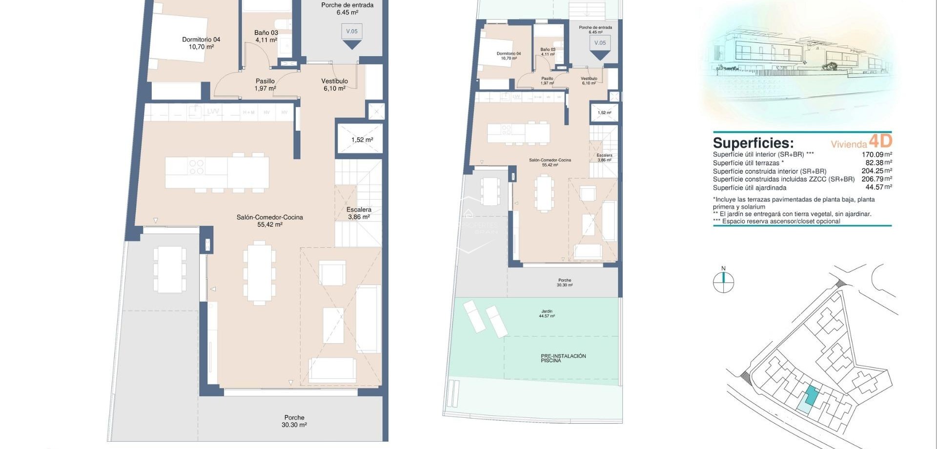 Nouvelle construction - Maison de ville -
San Juan de Alicante - Cabo de las Huertas