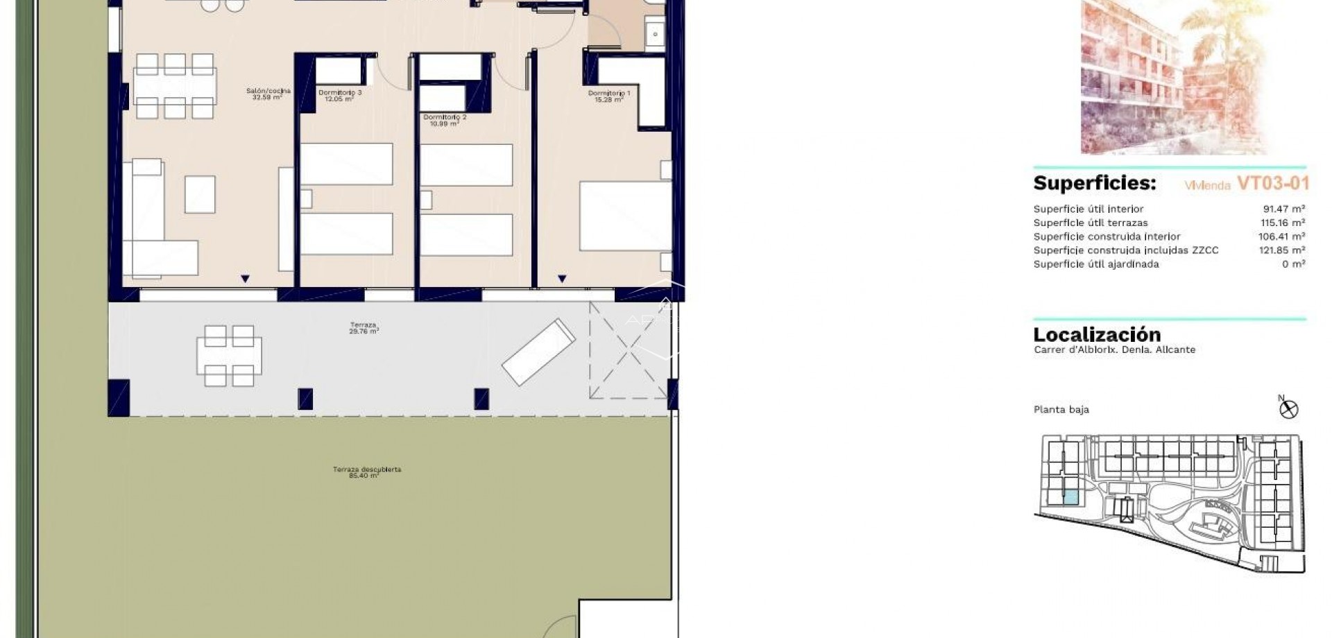 Nouvelle construction - Appartement -
Denia - Puerto Denia