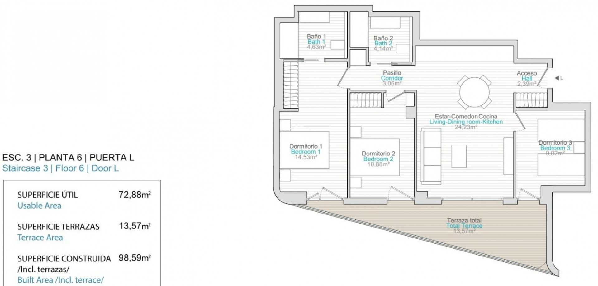 Nowy budynek - Mieszkanie - Apartament -
Villajoyosa - La Tellerola