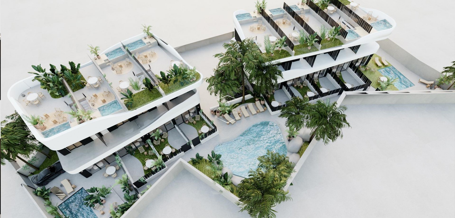 Nowy budynek - Willa - bliźniak -
Orihuela Costa - Castillo de Don Juan