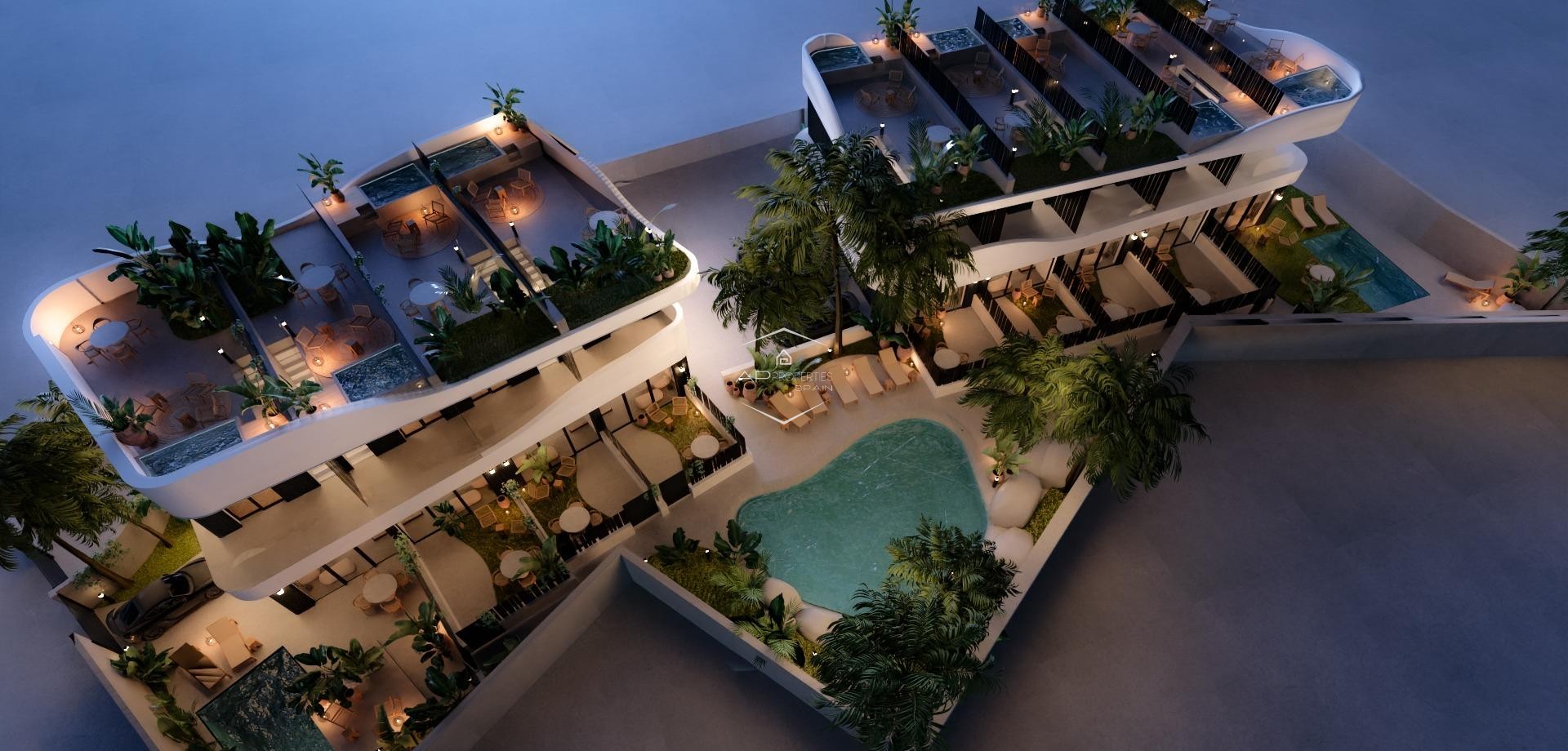 Nowy budynek - Willa - bliźniak -
Orihuela Costa - Castillo de Don Juan