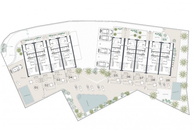 Nowy budynek - Willa - bliźniak -
Orihuela Costa - Castillo de Don Juan