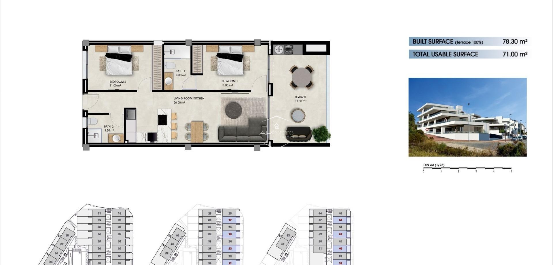 Nouvelle construction - Appartement - Penthouse -
La Marina - La Marina del Pinet