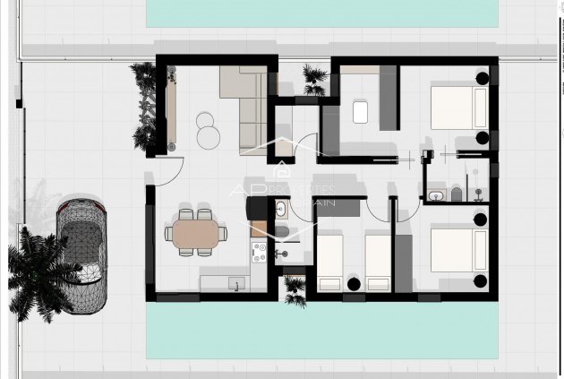 Nouvelle construction - Villa - Indépendante -
Benijofar - Urb. Monteazul