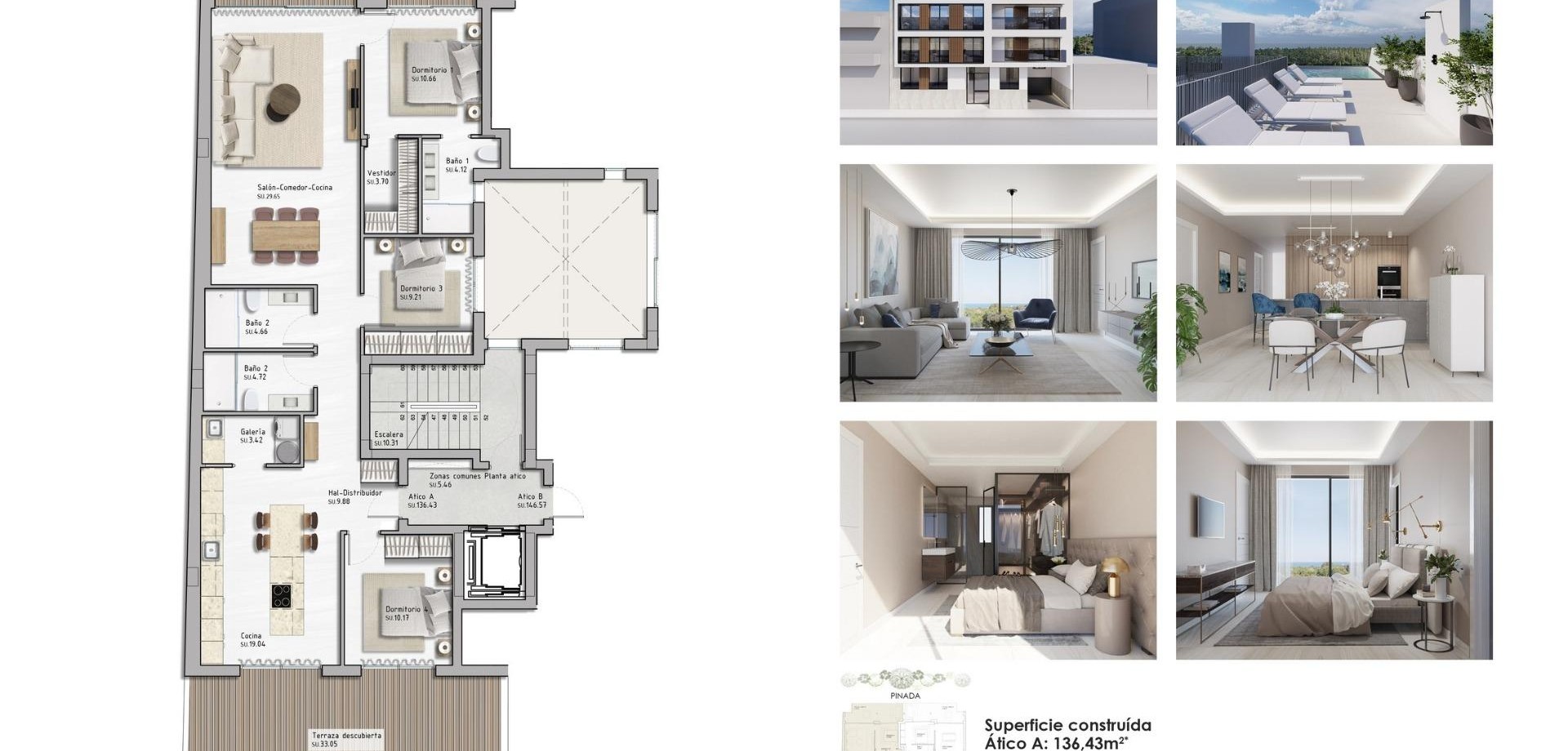 Nouvelle construction - Appartement - Penthouse -
Guardamar del Segura - Pueblo