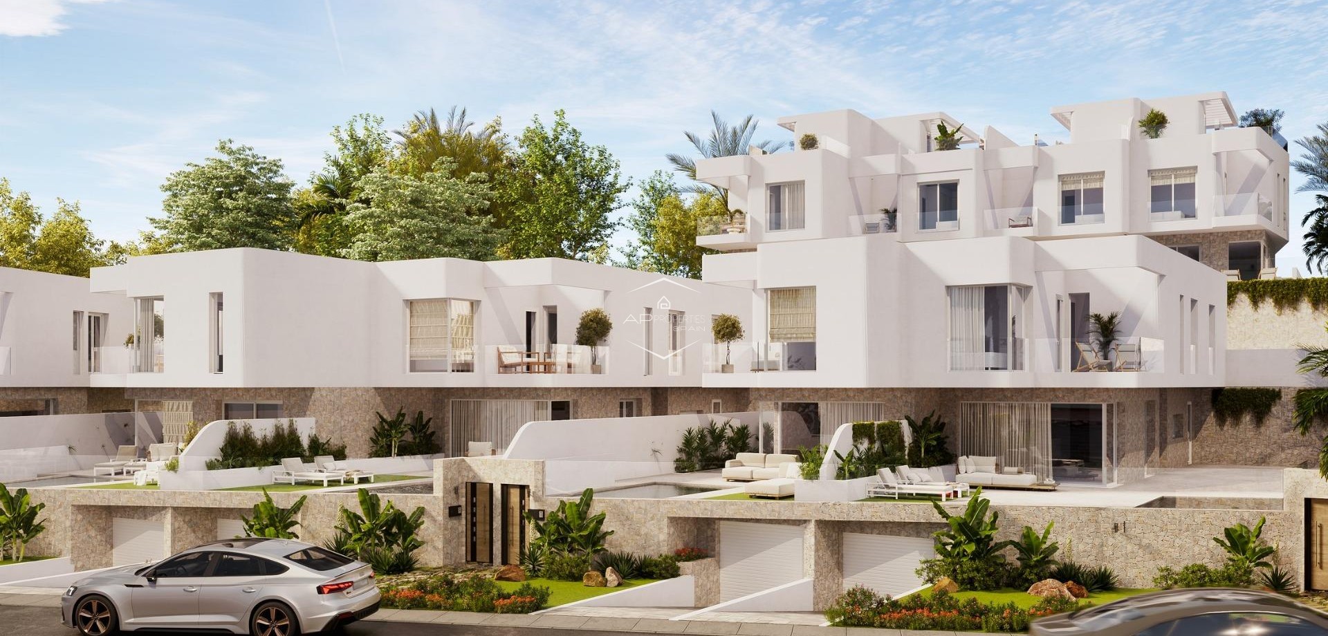 Nouvelle construction - Maison de ville -
Mojacar - Playa de la Mena