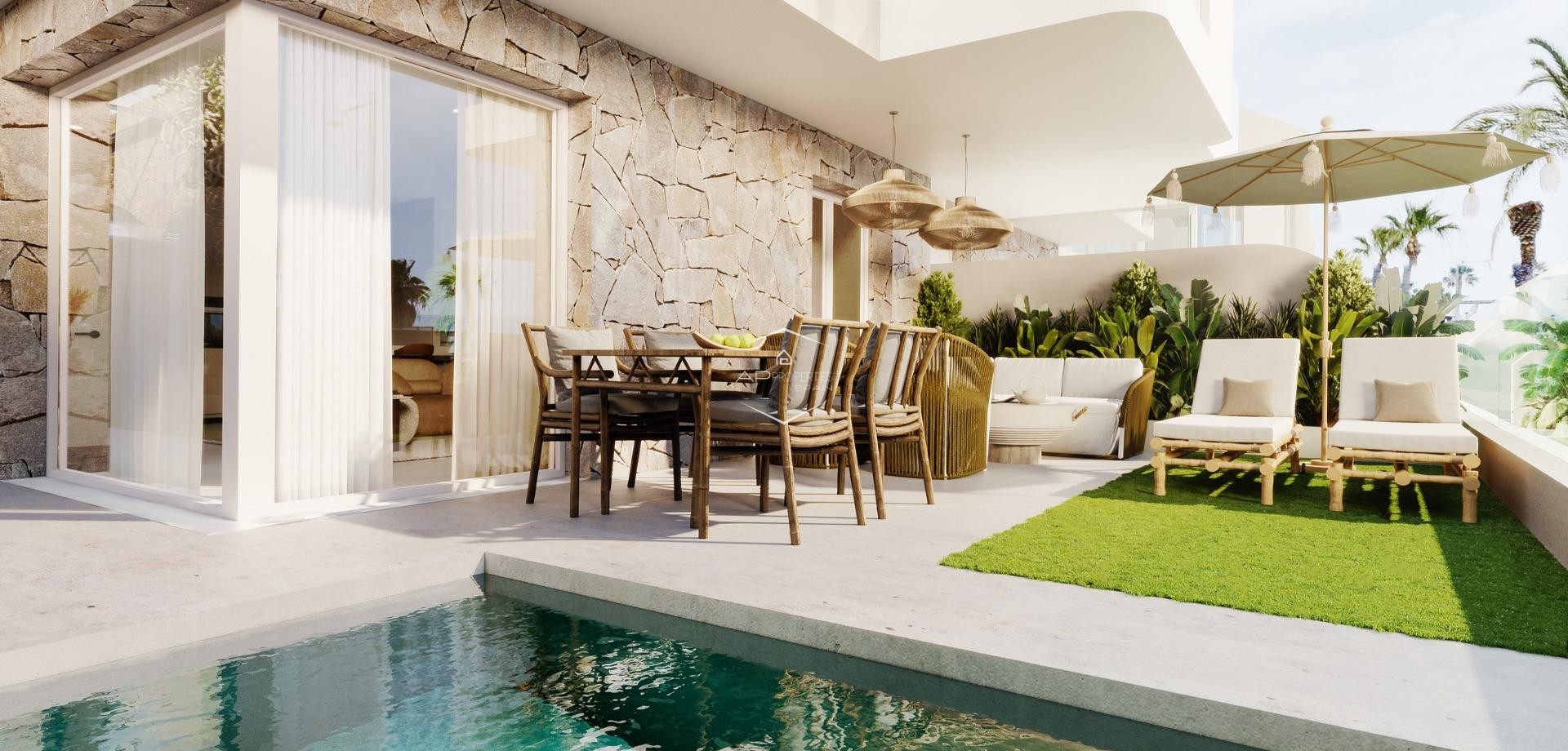 Nouvelle construction - Maison de ville -
Mojacar - Playa de la Mena