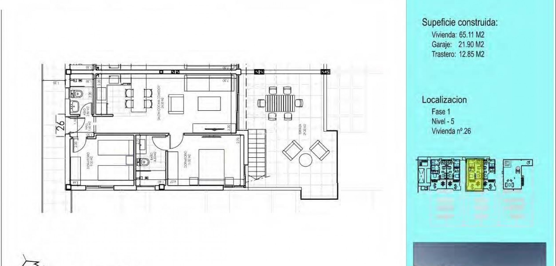 Nouvelle construction - Appartement - Penthouse -
Vera - Vera Playa