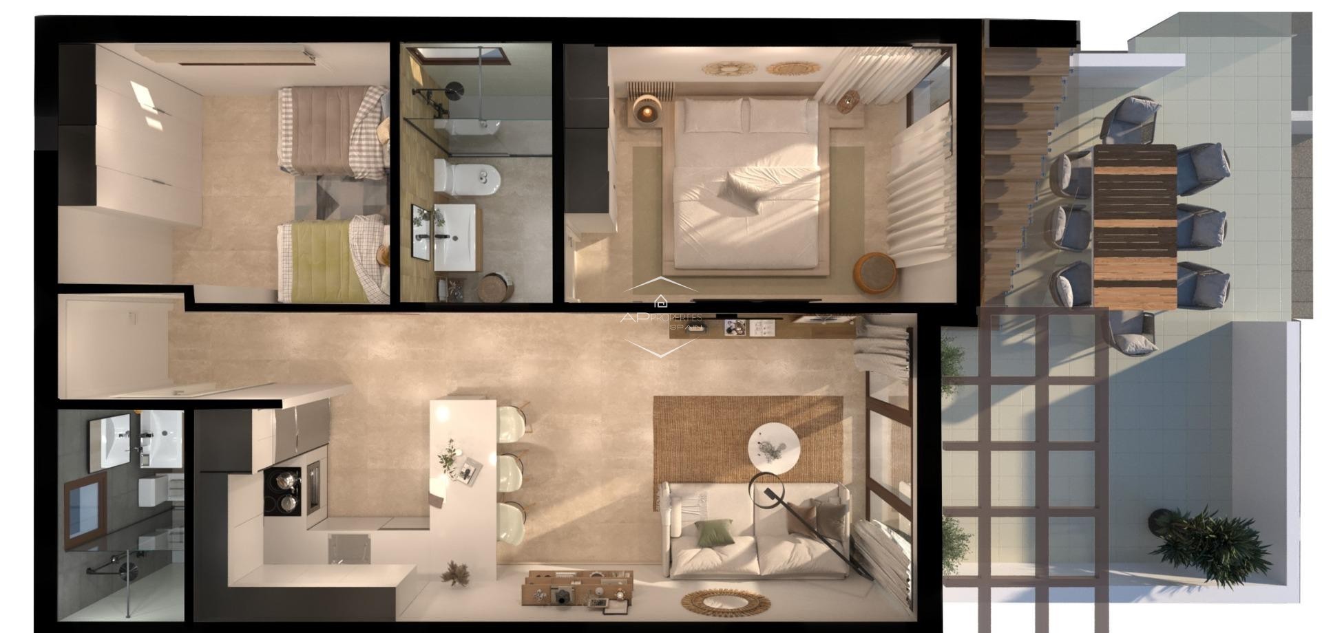 Nouvelle construction - Appartement -
Vera - Vera Playa