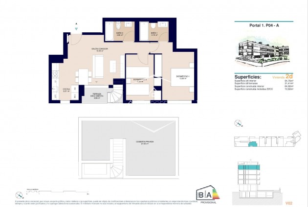 Nouvelle construction - Appartement - Penthouse -
Alicante - San Agustín-PAU 2