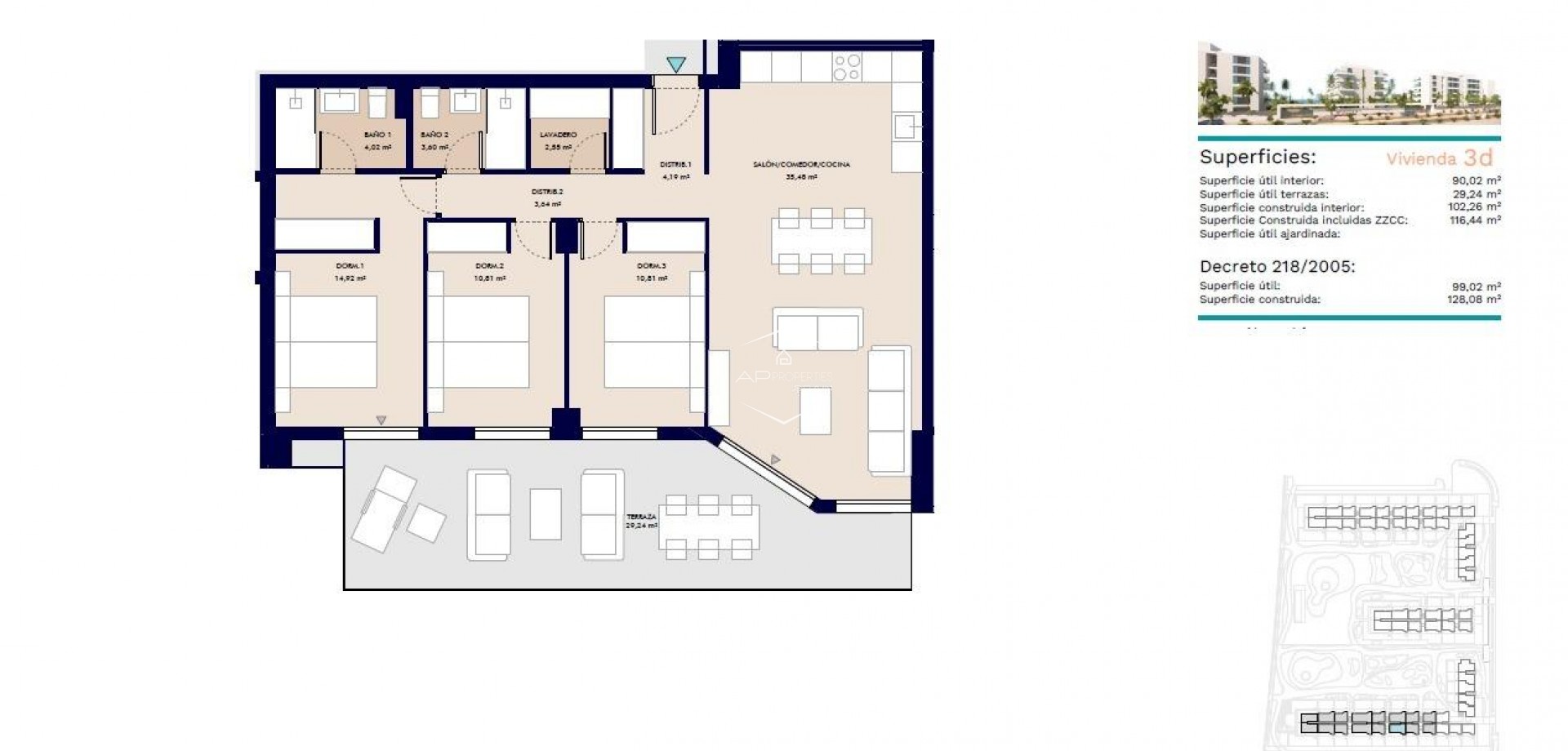 Nouvelle construction - Appartement -
Almerimar