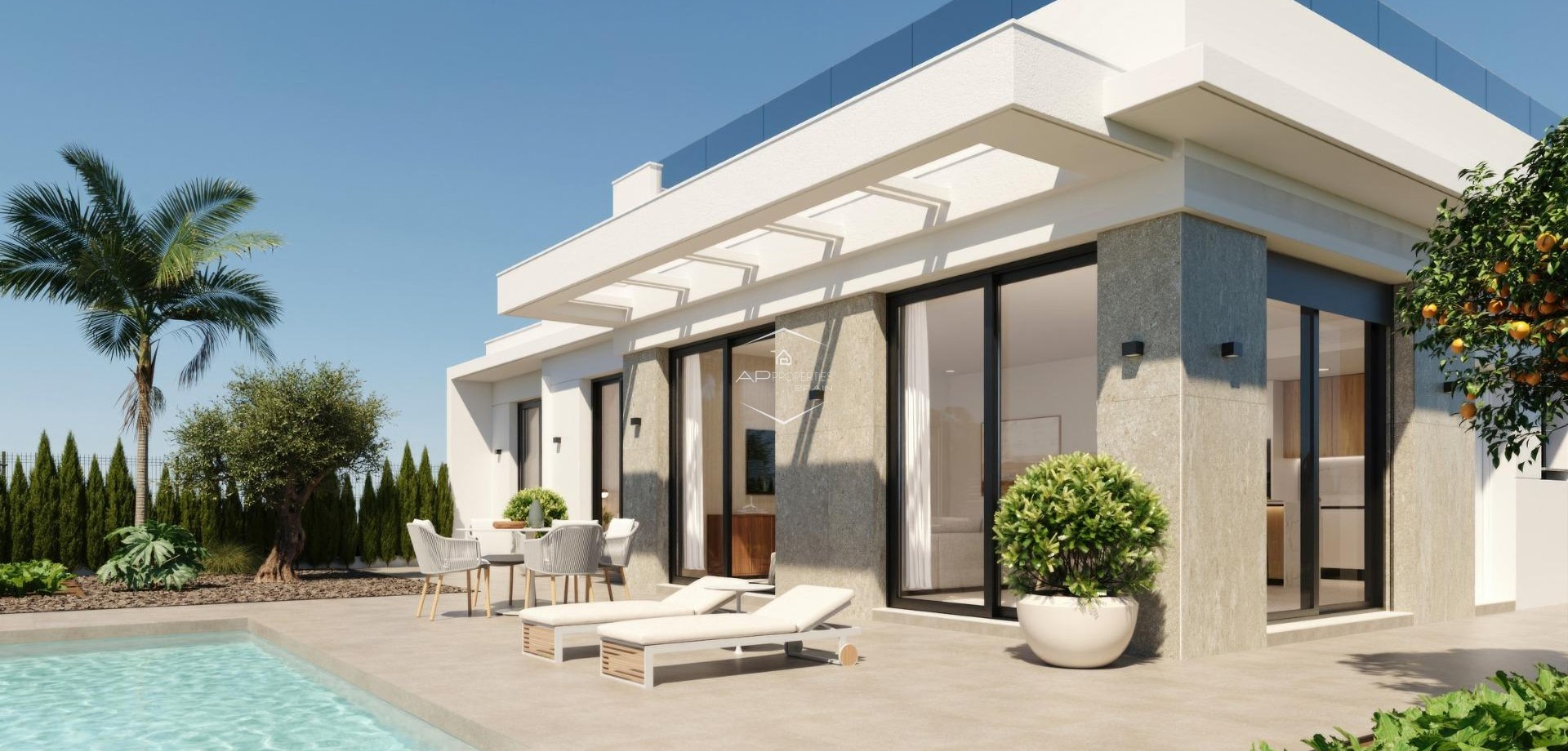 Nowy budynek - Willa - Dom wolnostojący -
Fuente Álamo - Hacienda Del Álamo Golf