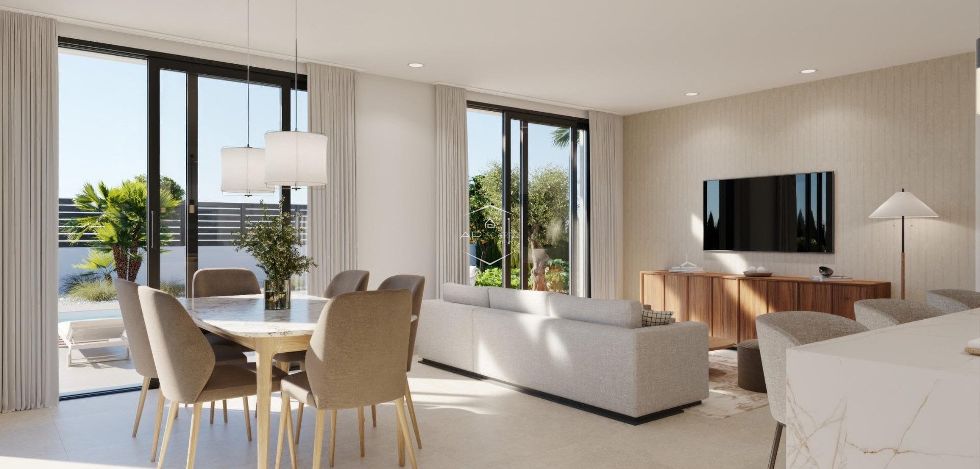 Nowy budynek - Willa - Dom wolnostojący -
Fuente Álamo - Hacienda Del Álamo Golf