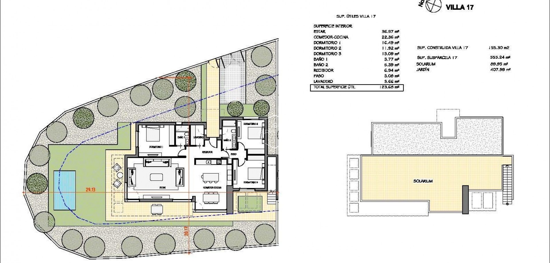 Nowy budynek - Willa - Dom wolnostojący -
Fuente Álamo - Hacienda Del Álamo Golf