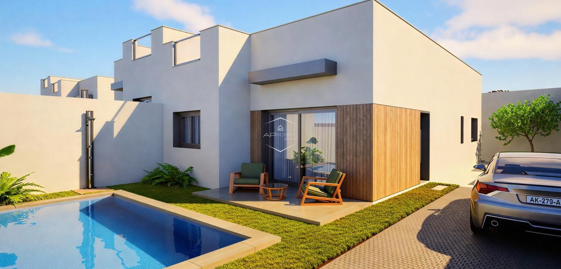 New Build - Villa - semi-detached -
Mazarron - Country Club